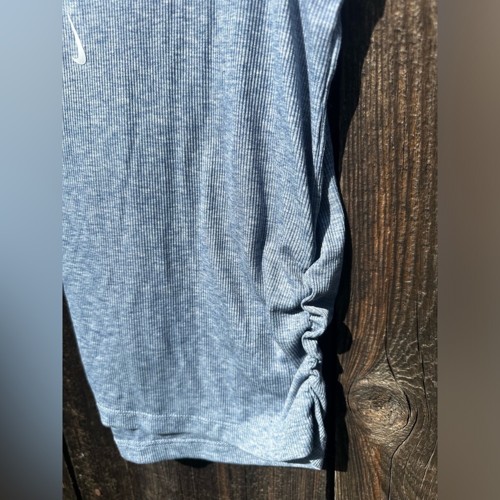 Nike Ruched Ribbed Exercise Running Tank Top - Picture 11 of 16